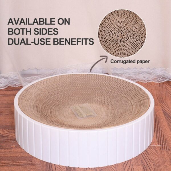 Cat Scratch Plate Round Pet Supplies - Image 3