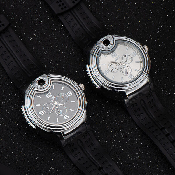 Creative Watch Gas Lighters Metal Multi-purpose Personalized Gas Electronic Flame Lighter Watch Lighter - Image 4