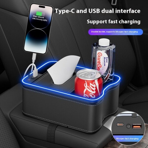 Car Armrest Multifunctional Storage Box - Image 9