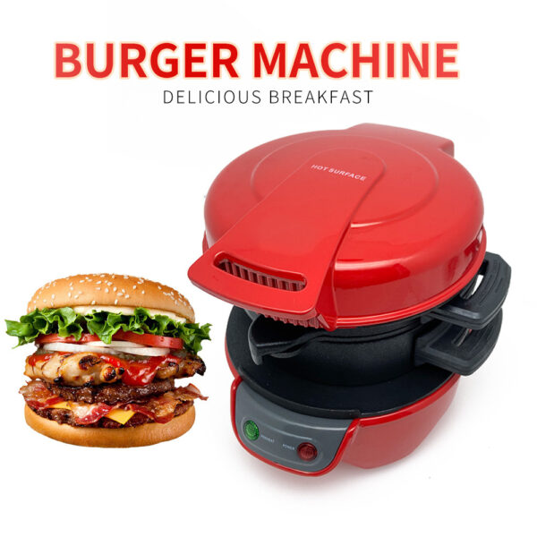 Household Breakfast Machine Hamburg Sandwich Maker With Egg Cooker Ring Machine Bread Sandwich Machine Waffle Machine - Image 5