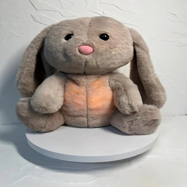 Breathing Rabbit Soothing Sensory Plush Toy With Relieve Anxiety Bunny Comforter Breathes For Newborn Conciliate Baby - Image 9