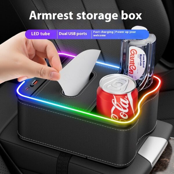 Car Armrest Multifunctional Storage Box