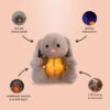 Breathing Rabbit Soothing Sensory Plush Toy With Relieve Anxiety Bunny Comforter Breathes For Newborn Conciliate Baby - Image 3