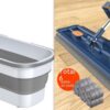 New Style Large Flat Mop 360 Rotating Mop Suitable Various Types Flooring Strong Water Absorption For Home Cleaning Floors - Image 3