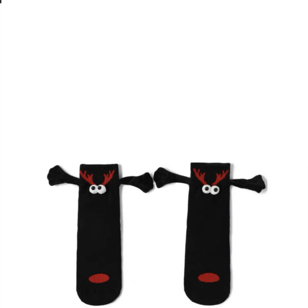 Couple Magnetic Handle Cute Hand Socks Christmas - Image 7