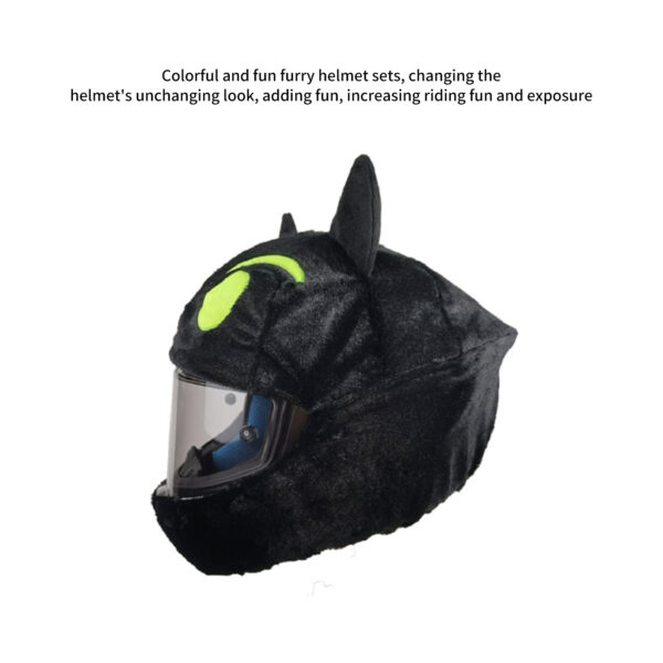 Home Plush Fashion Minimalist Helmet Cover - Image 2