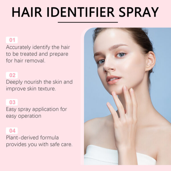 Hair Identifier Spray Set For Face Shaving Moisturizing Dermaplaner Spray For Face Shaving Skin Care - Image 5