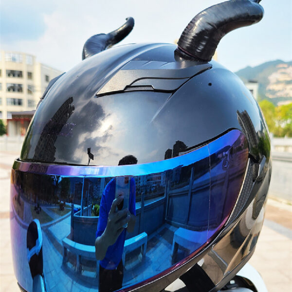 New Motorcycle Helmet Horn Decoration - Image 5